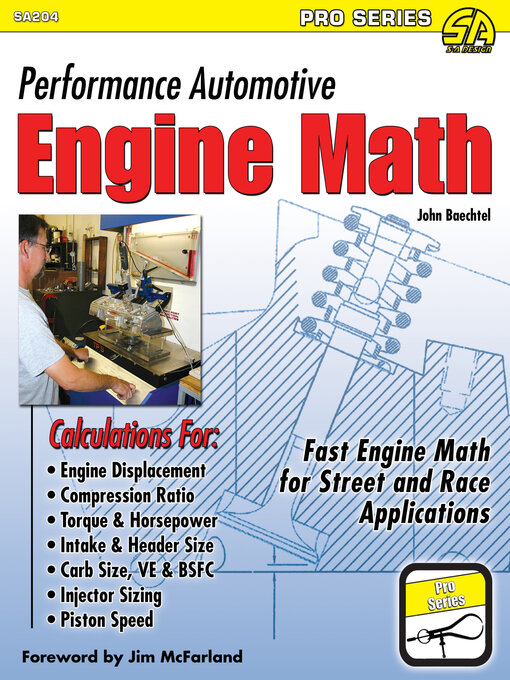Title details for Performance Automotive Engine Math by John Baechtel - Available